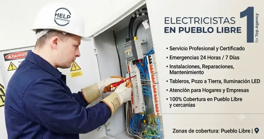 electricistas en pueblo libre, atención 24 horas