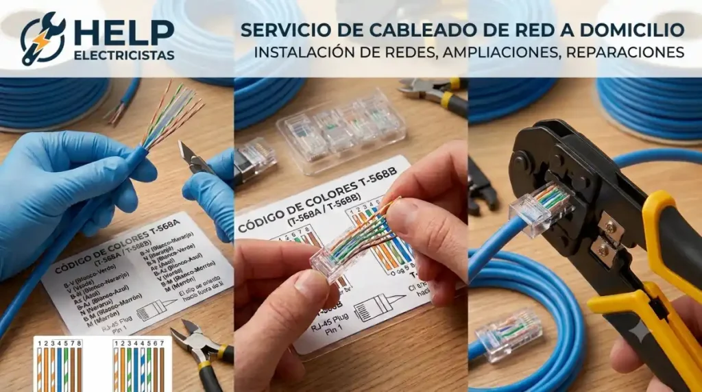servicio de cableado de red a domicilio